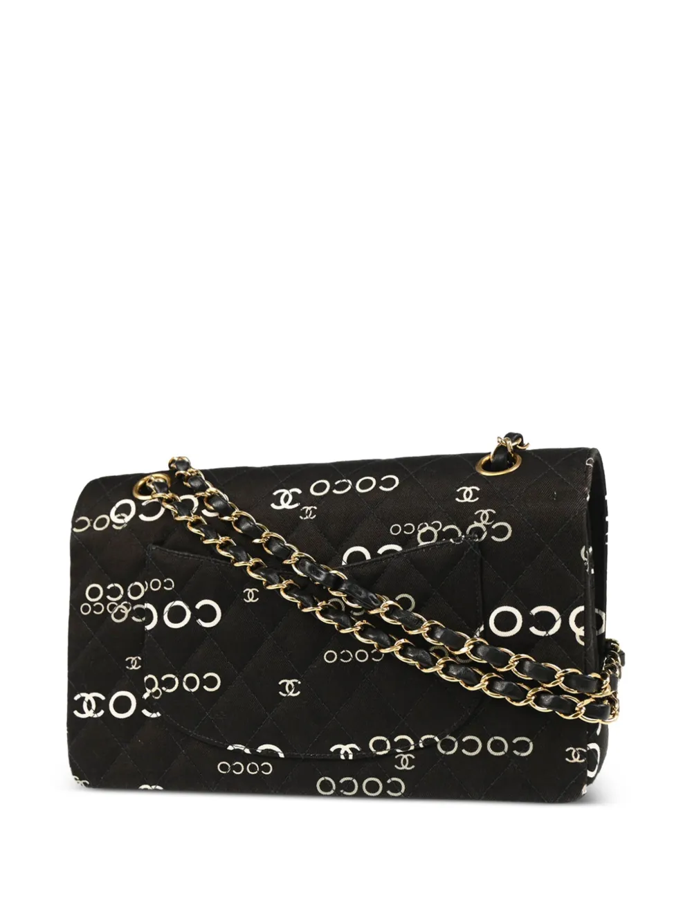 Pre-owned Chanel Coco Classic Double Flap 中号单肩包（2002年典藏款）