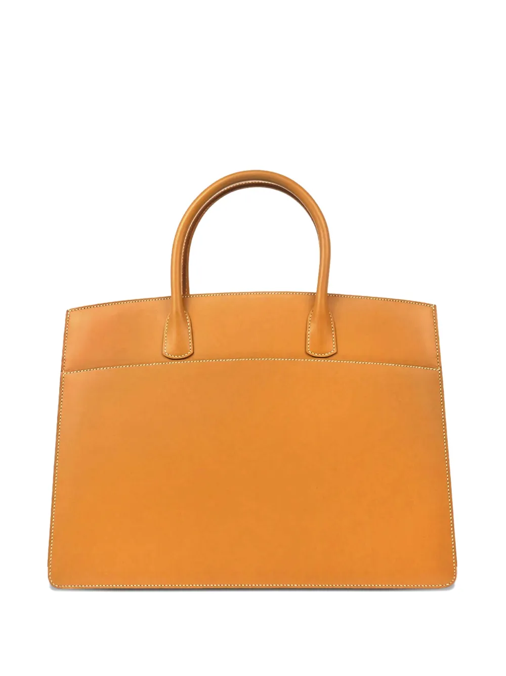 Pre-owned Hermes 2000 White Bus Gm Tote Bag