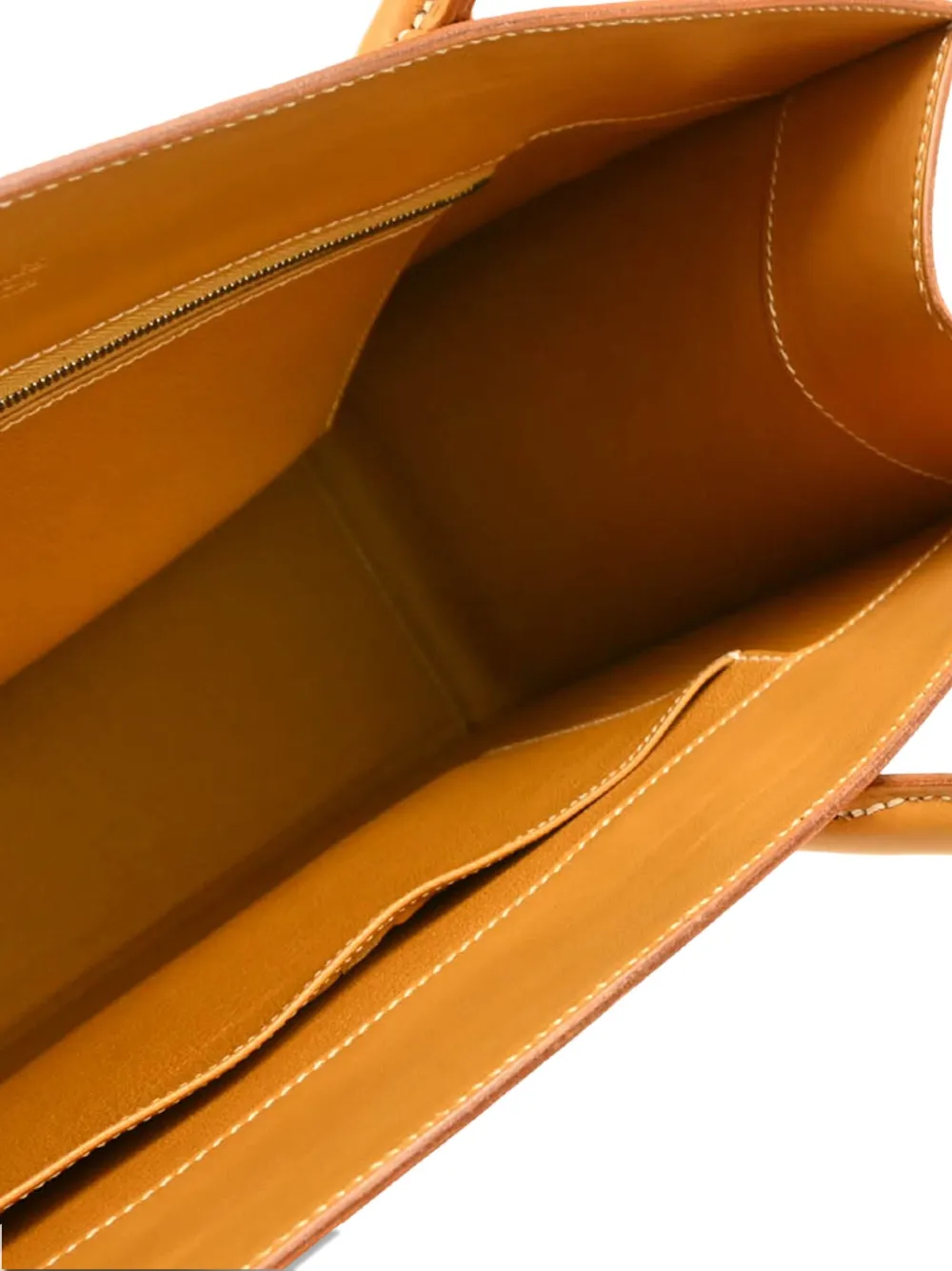 Pre-owned Hermes 2000 White Bus Gm Tote Bag In Neutral