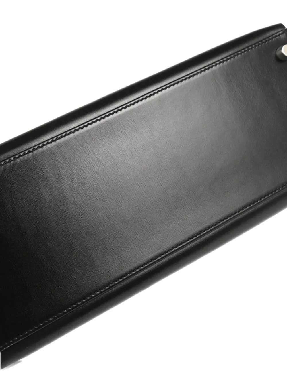 Pre-owned Hermes 2008 Kelly 32 Retourne Two-way Handbag In Black