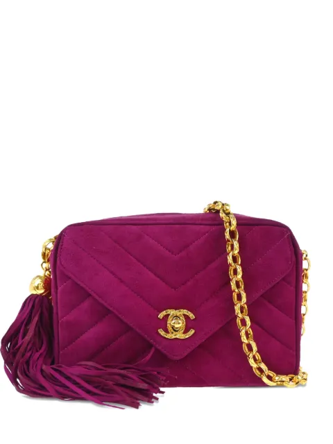 CHANEL Pre-Owned 1992 V-stitch quilted mini bag