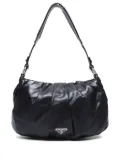 Prada Pre-Owned 2000-2015 triangle-logo shoulder bag - Black