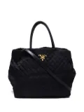 Prada Pre-Owned 2000-2020 quilted two-way tote bag - Black