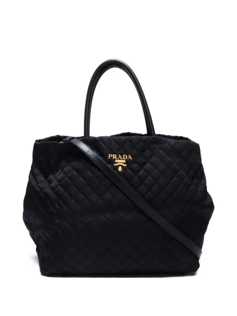Prada Pre-Owned 2000-2020 quilted two-way tote bag
