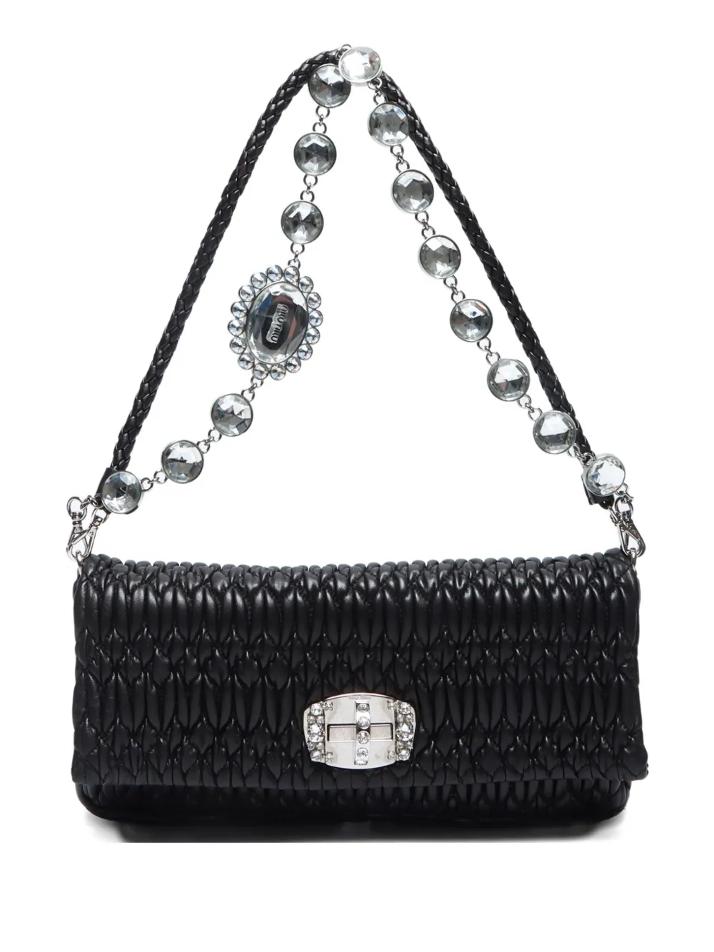 Miu Miu Pre-Owned 2010-2020 matelassé shoulder bag | Black | Image 1