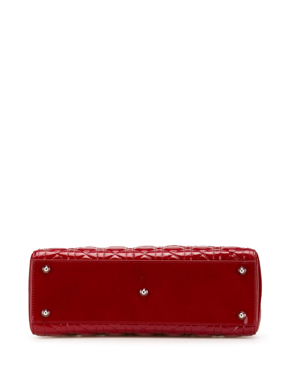 Christian Dior Pre-Owned 2013 ラージ パテント カナージュ レディ