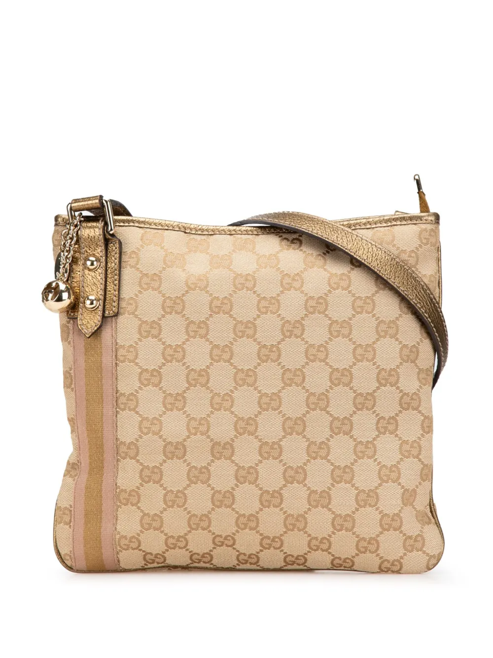 Pre-owned Gucci 2000-2015 Gg Canvas Jolicoeur Crossbody Bag