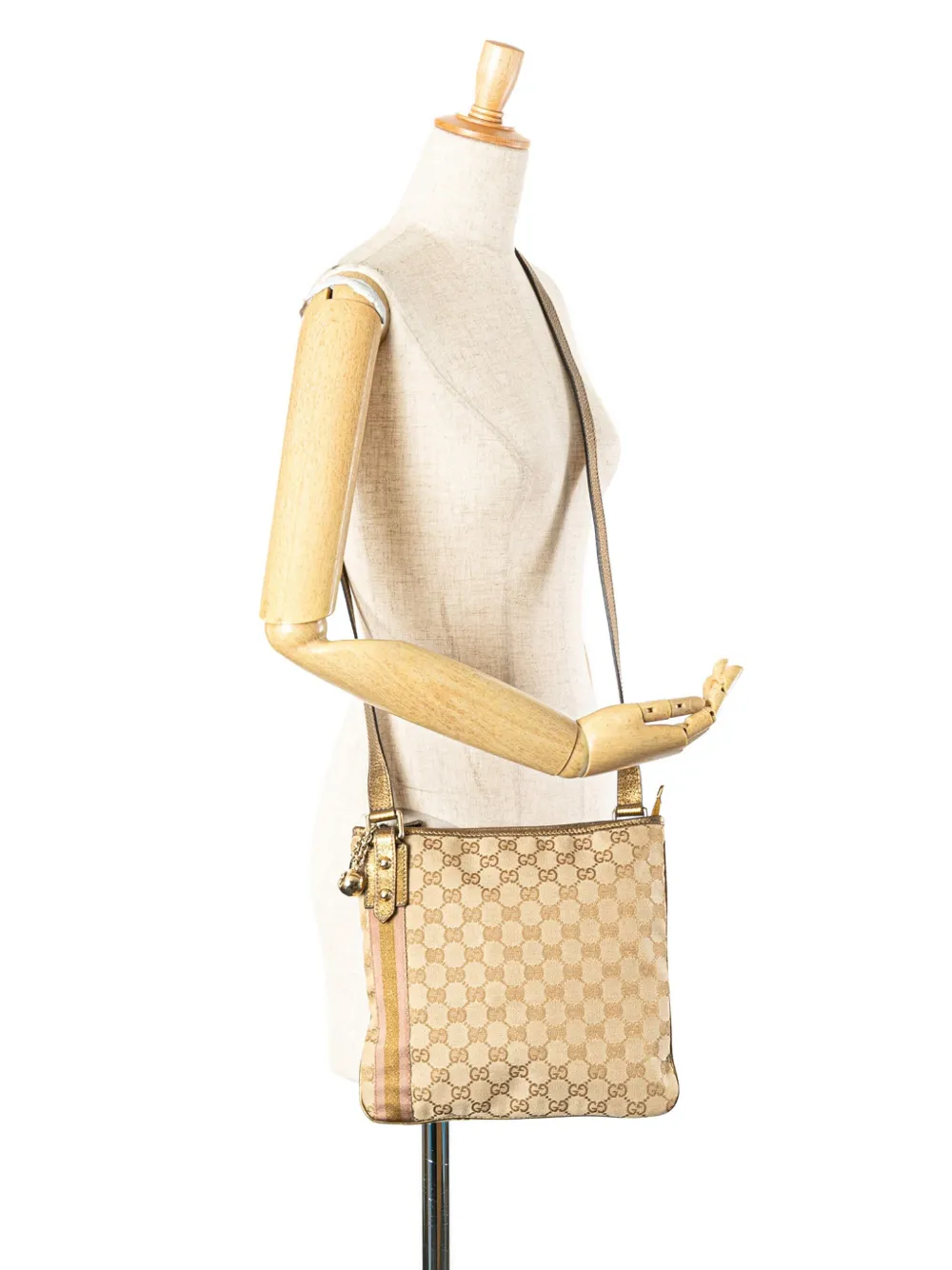 Pre-owned Gucci 2000-2015 Gg Canvas Jolicoeur Crossbody Bag