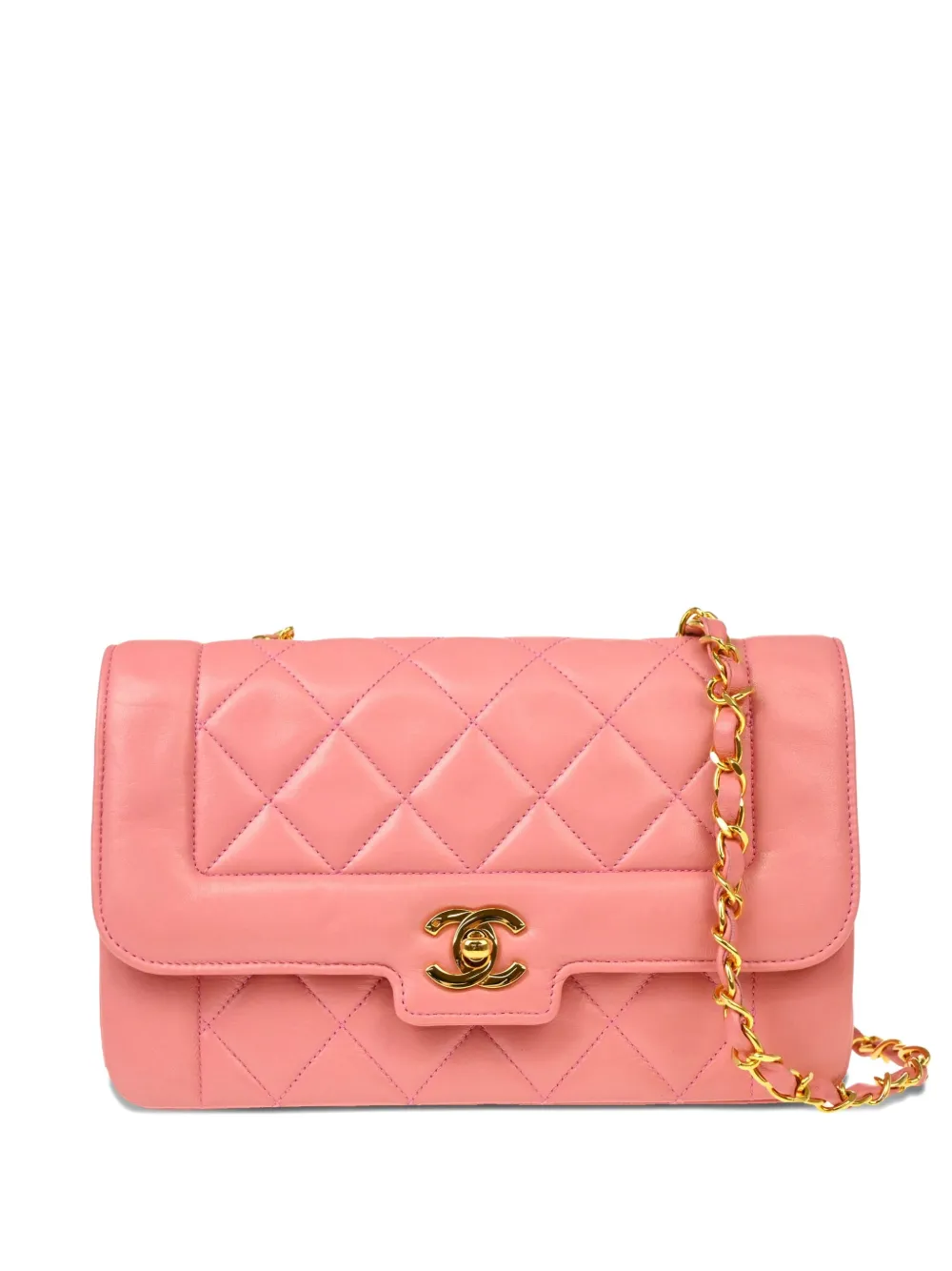 CHANEL Pre-Owned 1990 クラシック フラップ ショルダーバッグ - ピンク CHANEL Pre-Owned 1990 クラシック フラップ ショルダーバッグ - ピンク