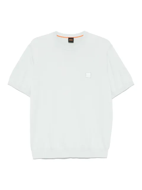 BOSS logo-patch T-shirt 