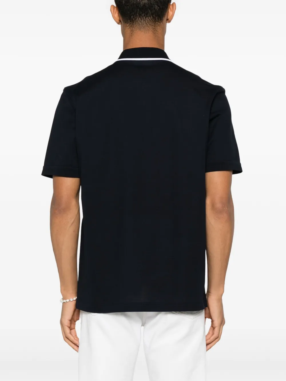 Ferragamo Katoenen poloshirt Blauw