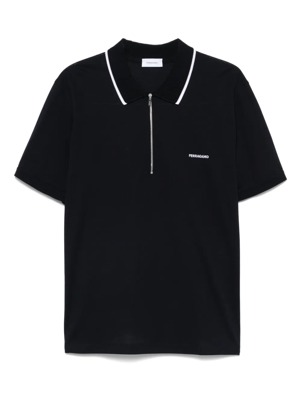 Ferragamo Katoenen poloshirt Blauw