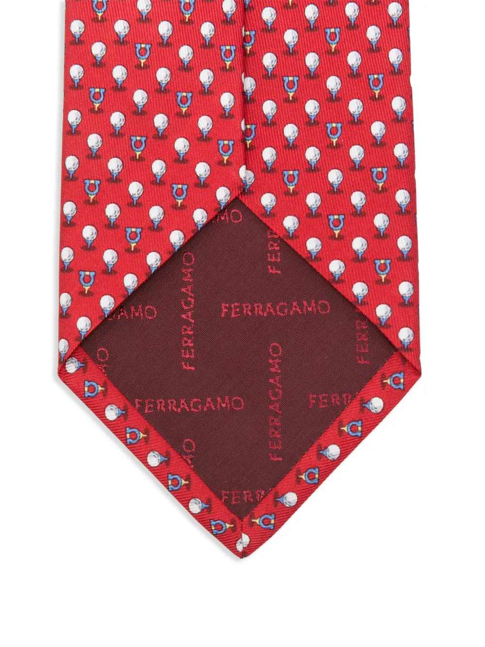 Ferragamo corbata de seda con estampado geométrico | Image 2