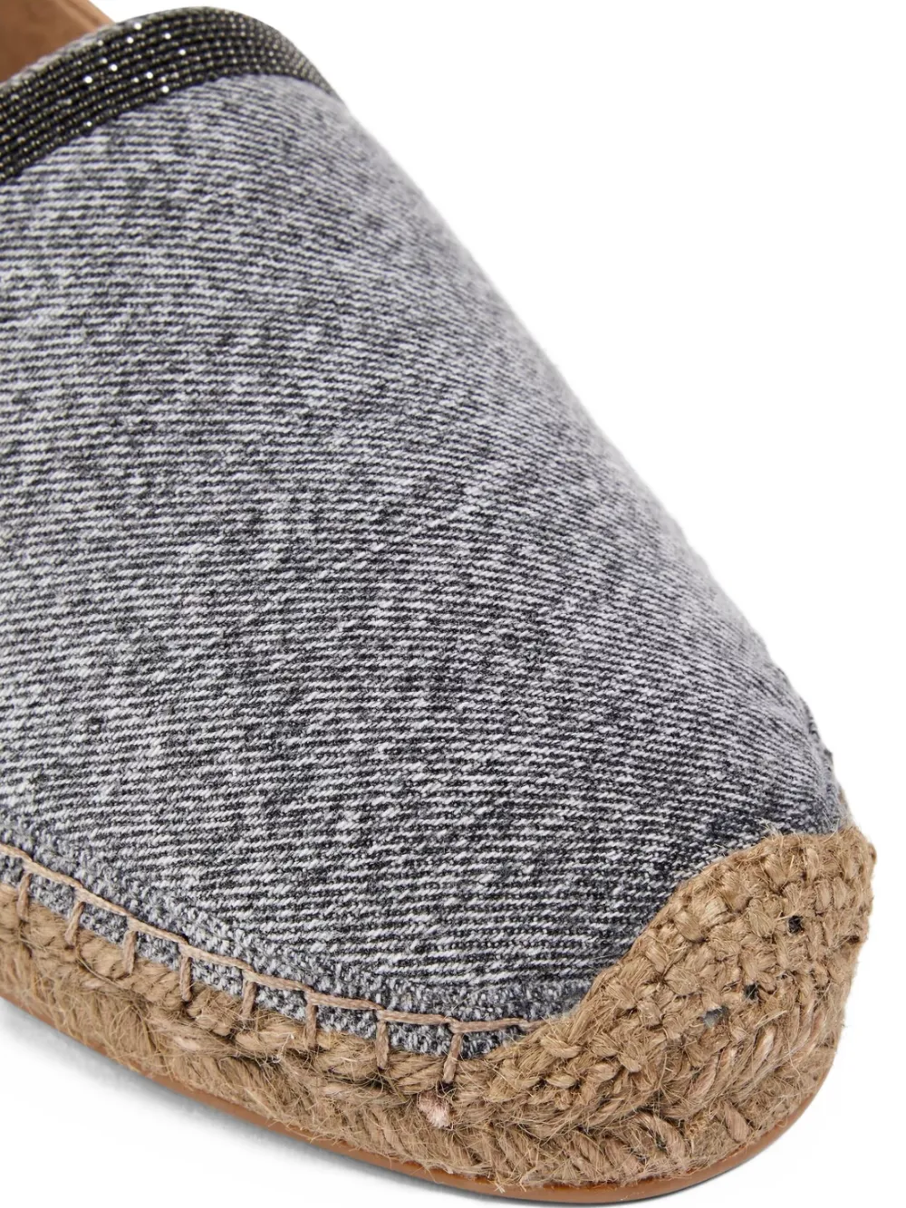 Brunello Cucinelli suede espadrilles Grey