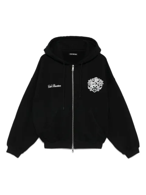 COLE BUXTON logo-print cotton hoodie