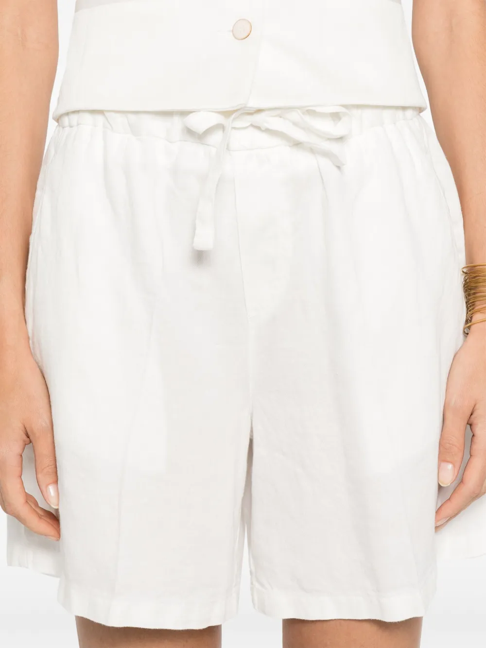 Briglia 1949 Linnen shorts Wit