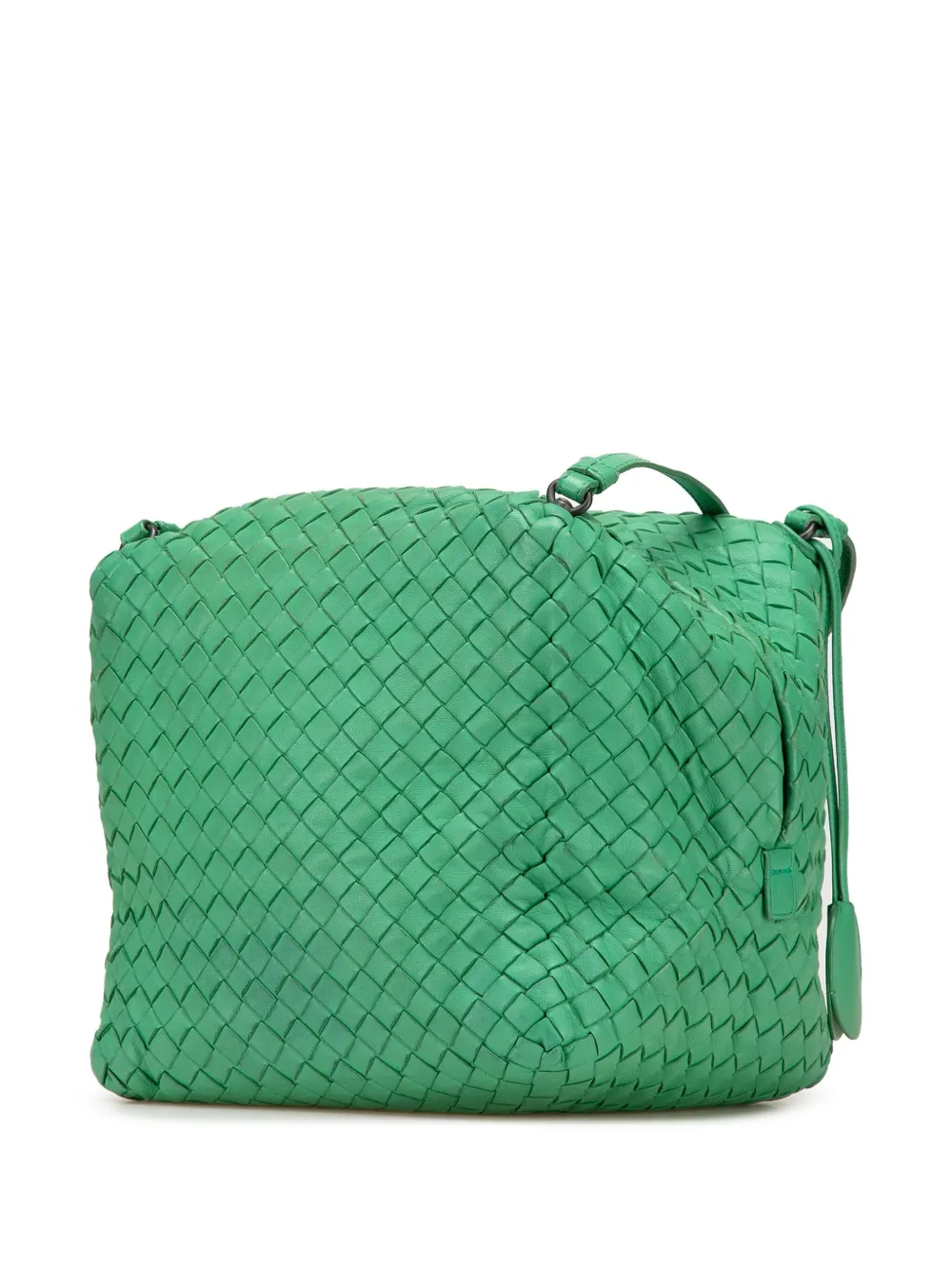 Pre-owned Bottega Veneta 2012-2024 Nappa Intrecciato Cube Crossbody Bag