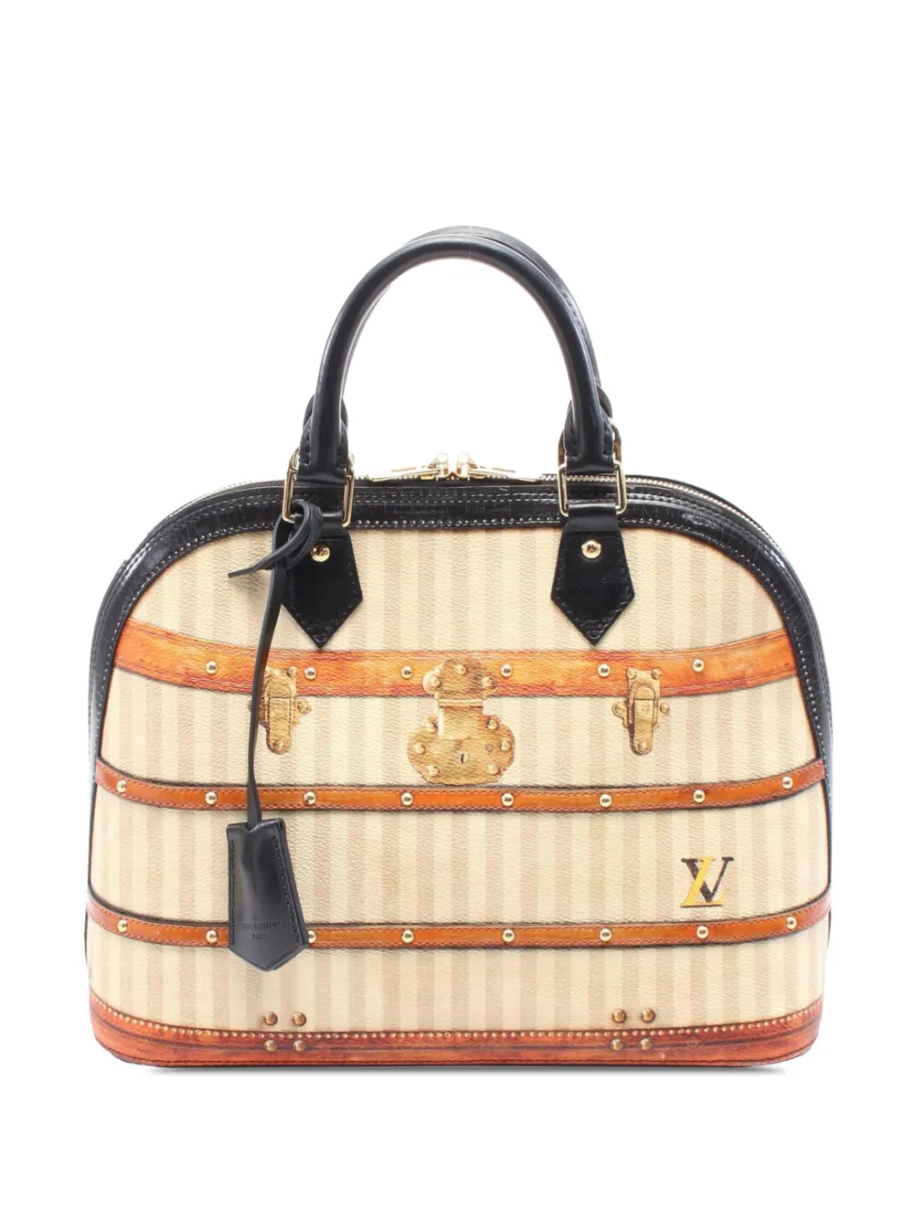 Louis Vuitton Pre-Owned 2018 Transformed Canvas Time Trunk Alma PM Louis Vuitton Pre-Owned 2018 Transformed Canvas Time Trunk Alma PM