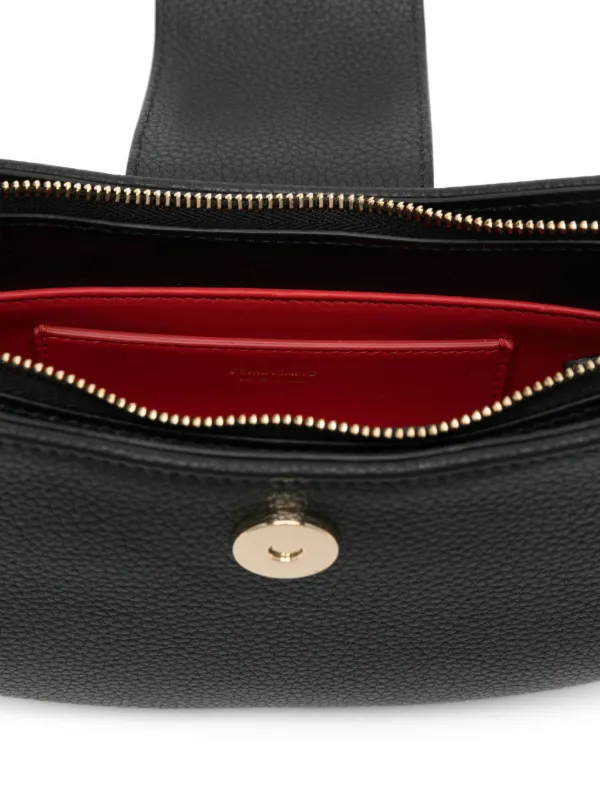 【関税込み】FERRAGAMO Gabry' shoulder bag Gabry leather shoulder bag in black - Ferragamo | Mytheresa