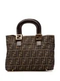 Fendi Pre-Owned 2000-2010 Small Zucca Canvas Twins tote bag - Brown
