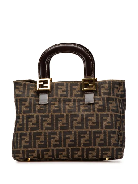 Fendi Pre-Owned 2000-2010 Small Zucca Canvas Twins tote bag