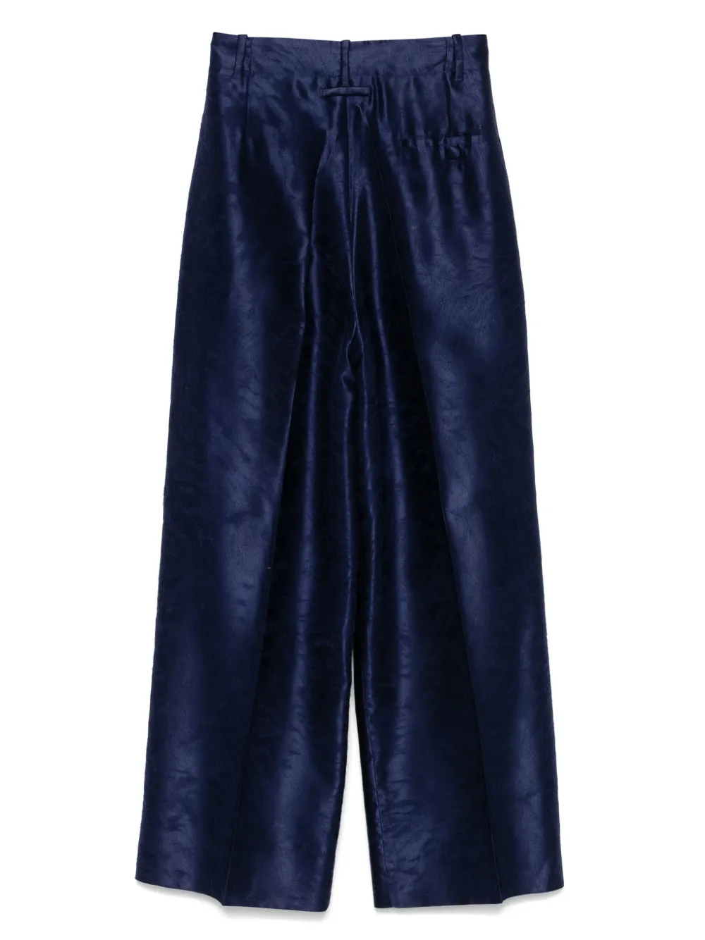 Jean Paul Gaultier Pre-Owned 1990s satijnen broek - Blauw
