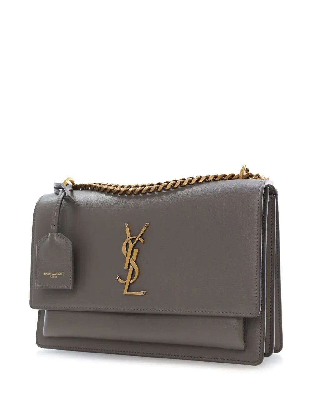 Pre-owned Saint Laurent 2021 Medium Smooth Calfskin Sunset Bag Crossbody Bag