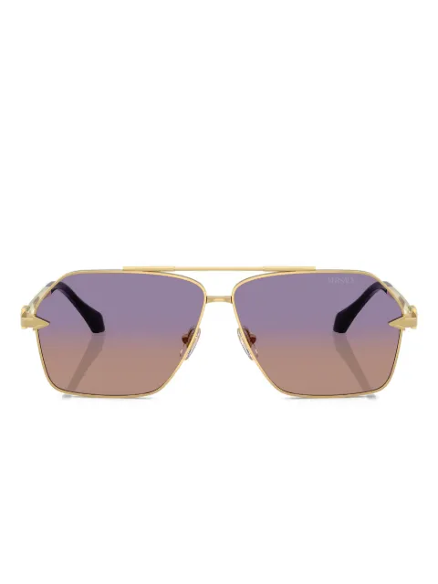 Versace Eyewear نظارة شمس بإطار هندسي