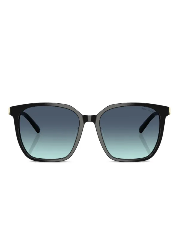 Tiffany oversized gradient sunglasses Tiffany T:Sunglasses in Tortoise Acetate with Brown Gradient  main image 4