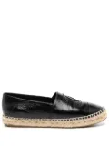 CHANEL Pre-Owned leather espadrilles - Black
