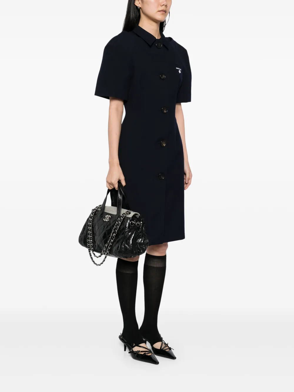 Pre-owned Chanel Portobello Tote Bag In Black