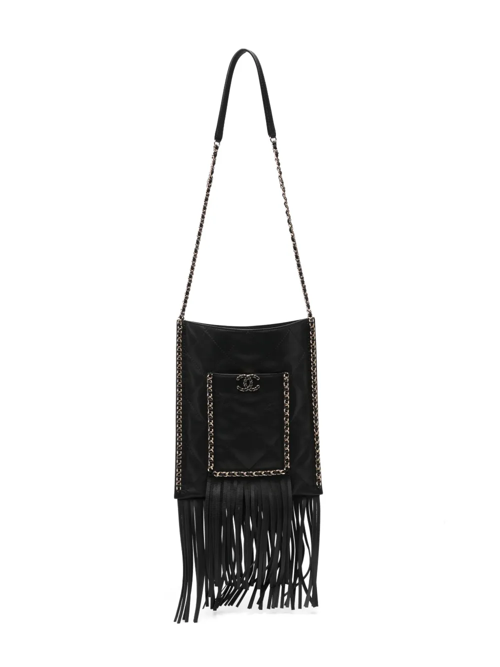 CHANEL Pre-Owned fringe bag | Black | Image 1