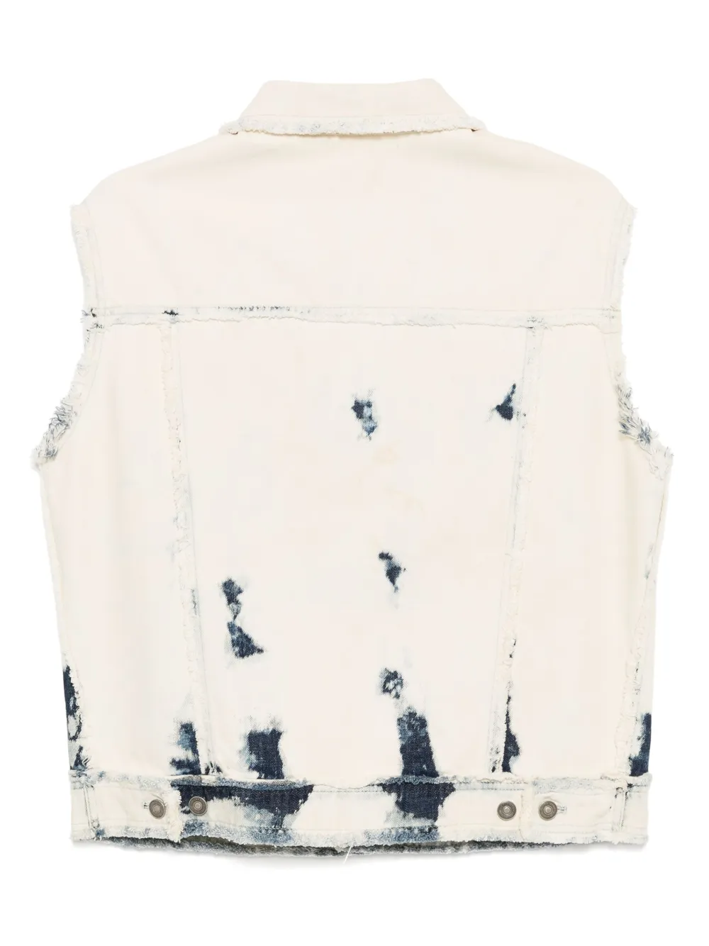 Christian Dior Pre-Owned tie-dye printed denim vest | Image 2