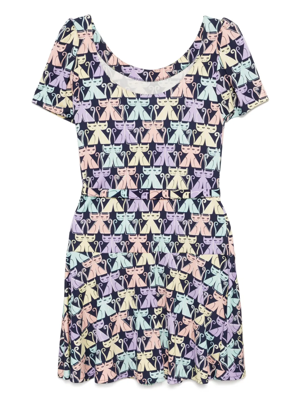 Miu Miu Pre-Owned patterned dress - Blauw