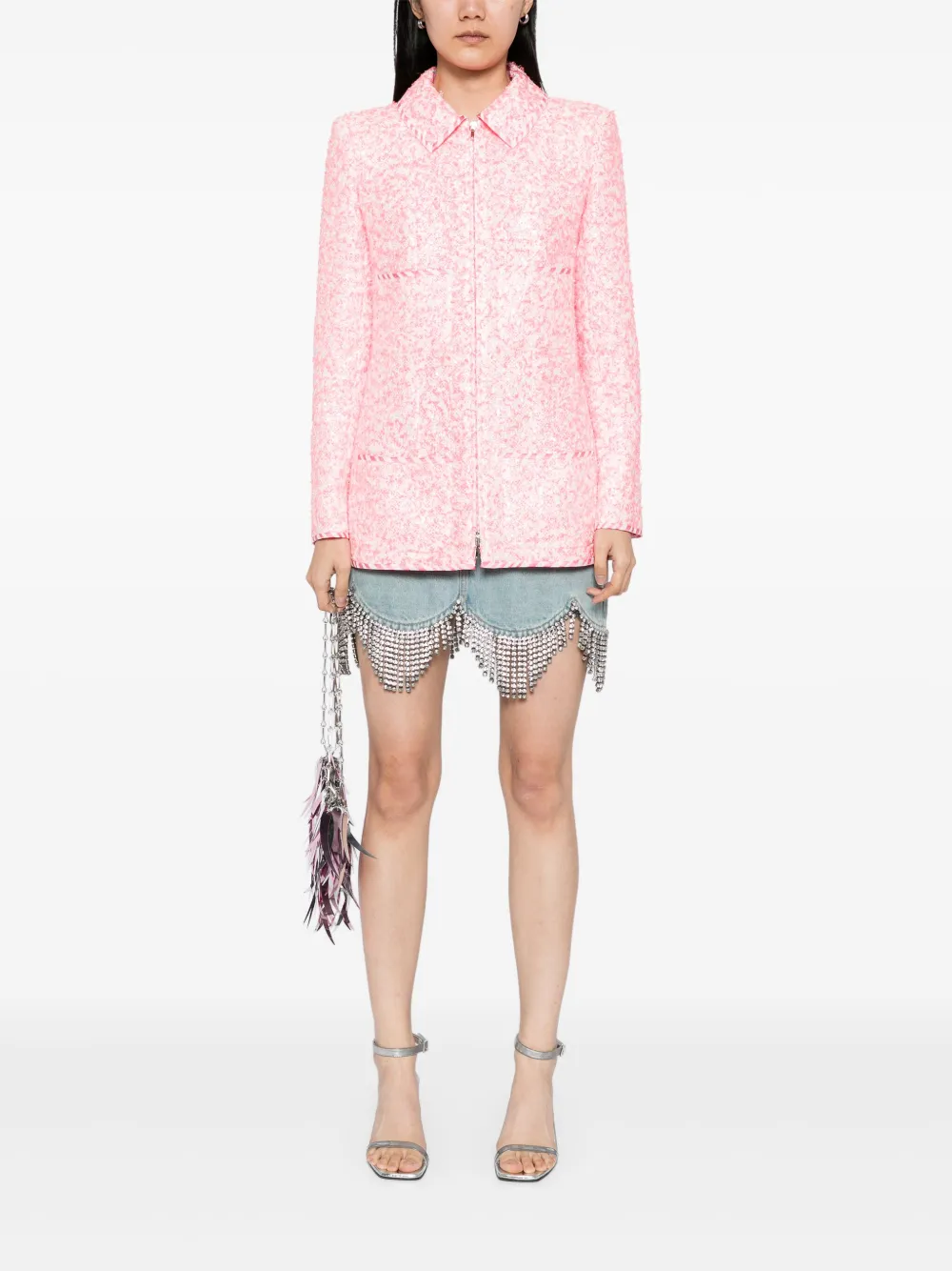 CHANEL Pre-Owned 2020s tweed jacket | Image 2