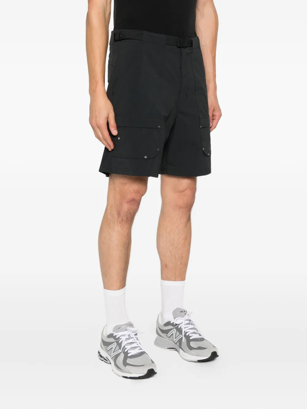 adidas Cargo shorts met ceintuur Zwart