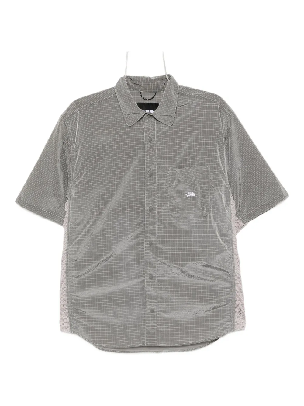 The North Face logo-embroidered shirt - グレー The North Face logo-embroidered shirt - グレー