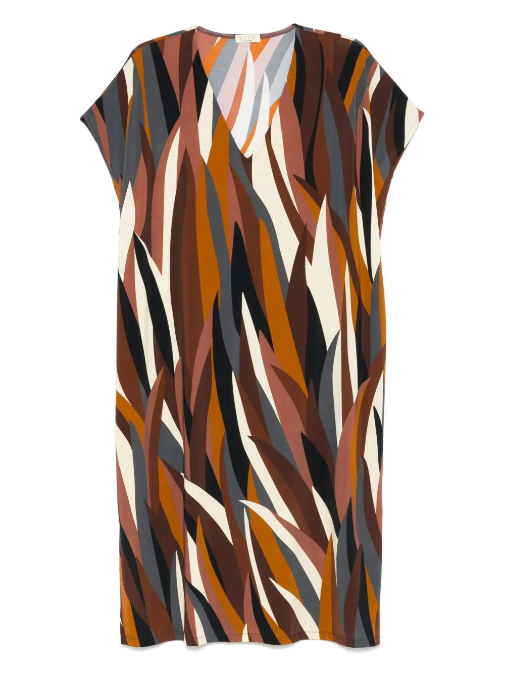 Siyu Kleid Mit V-ausschnitt
