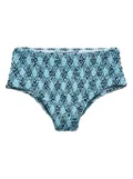 Prada checked bikini bottoms - Blue