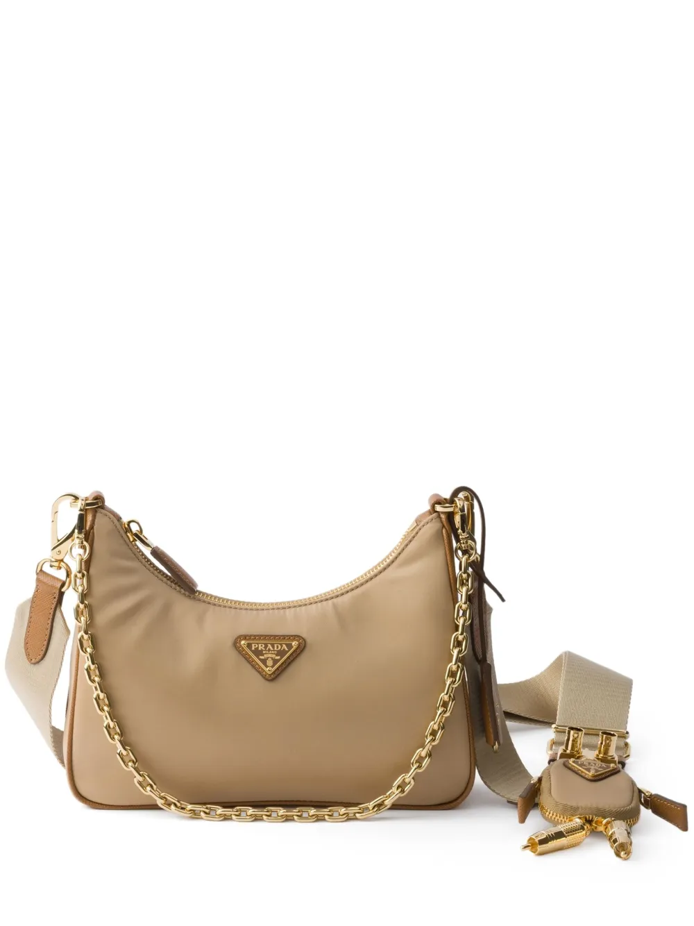 Prada Re-Edition 2005 shoulder bag - ニュートラル Prada Re-Edition 2005 shoulder bag - ニュートラル