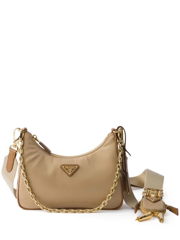 Prada Re-Edition ショルダーバッグ | ニュートラル | FARFETCH JP