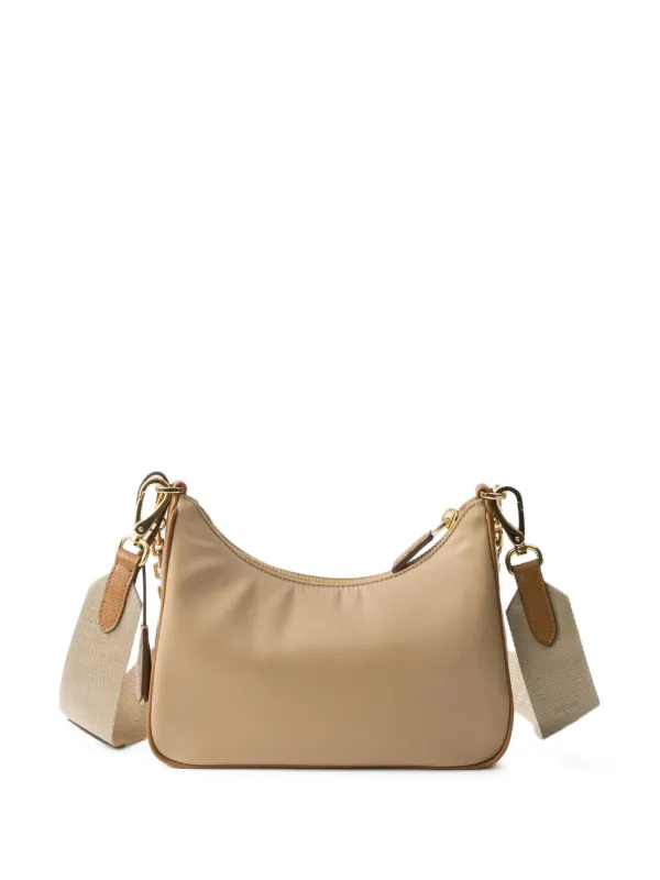 Prada Re-Edition ショルダーバッグ | ニュートラル | FARFETCH JP