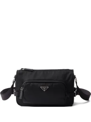 Prada Re-Nylon メッセンジャーバッグ | ブラック | FARFETCH JP