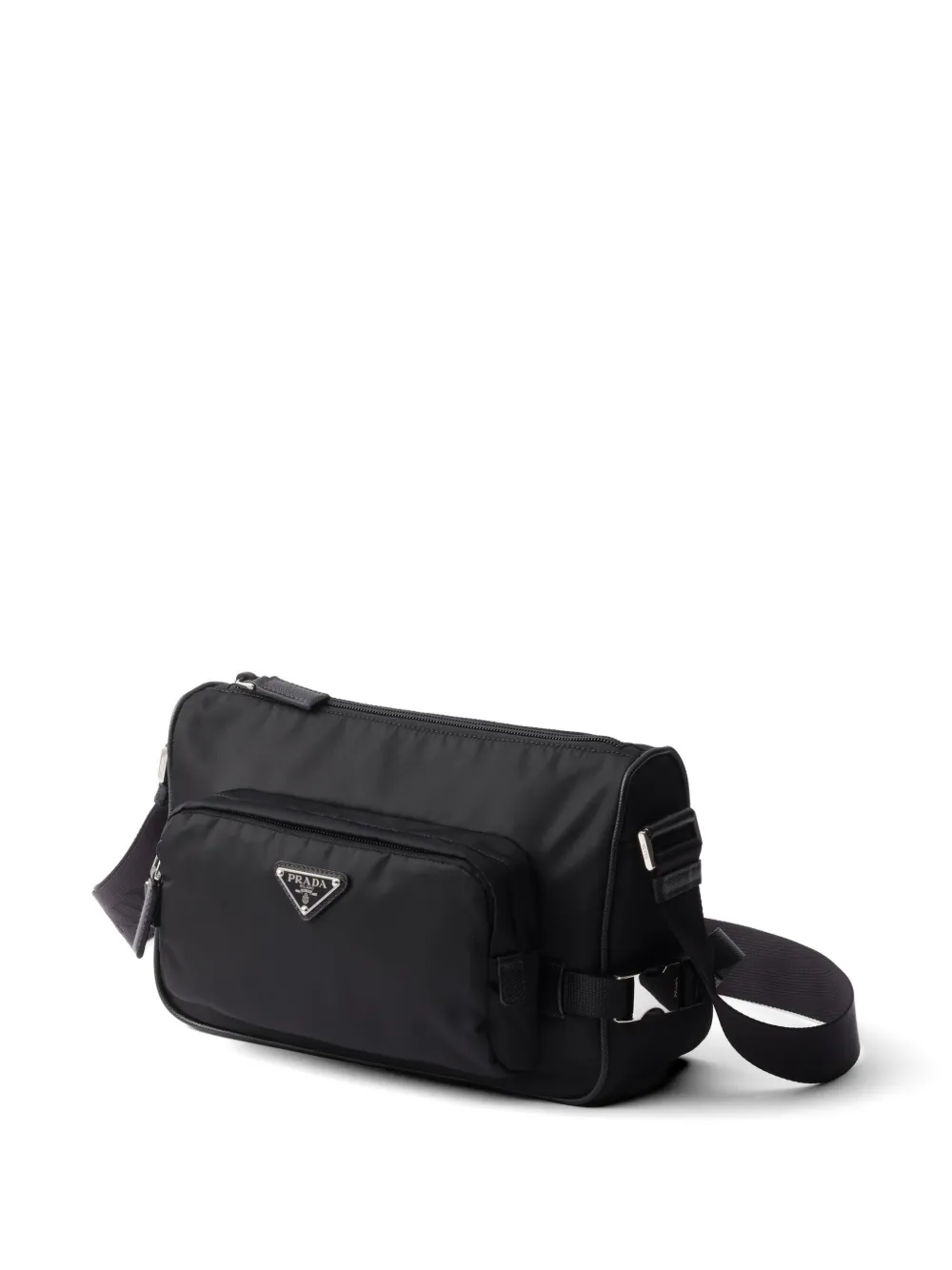 Prada Re-Nylon medium crossbodytas Zwart