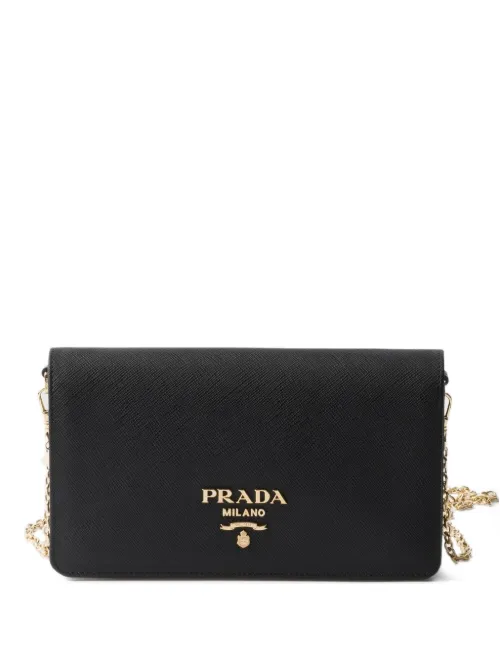 Pochette en cuir Saffiano - Prada - Modalova