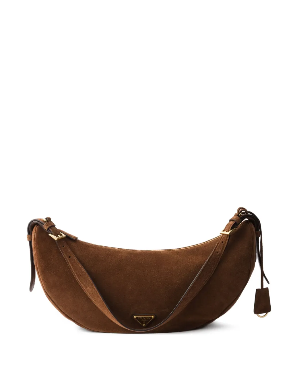 Prada Grote schoudertas Bruin