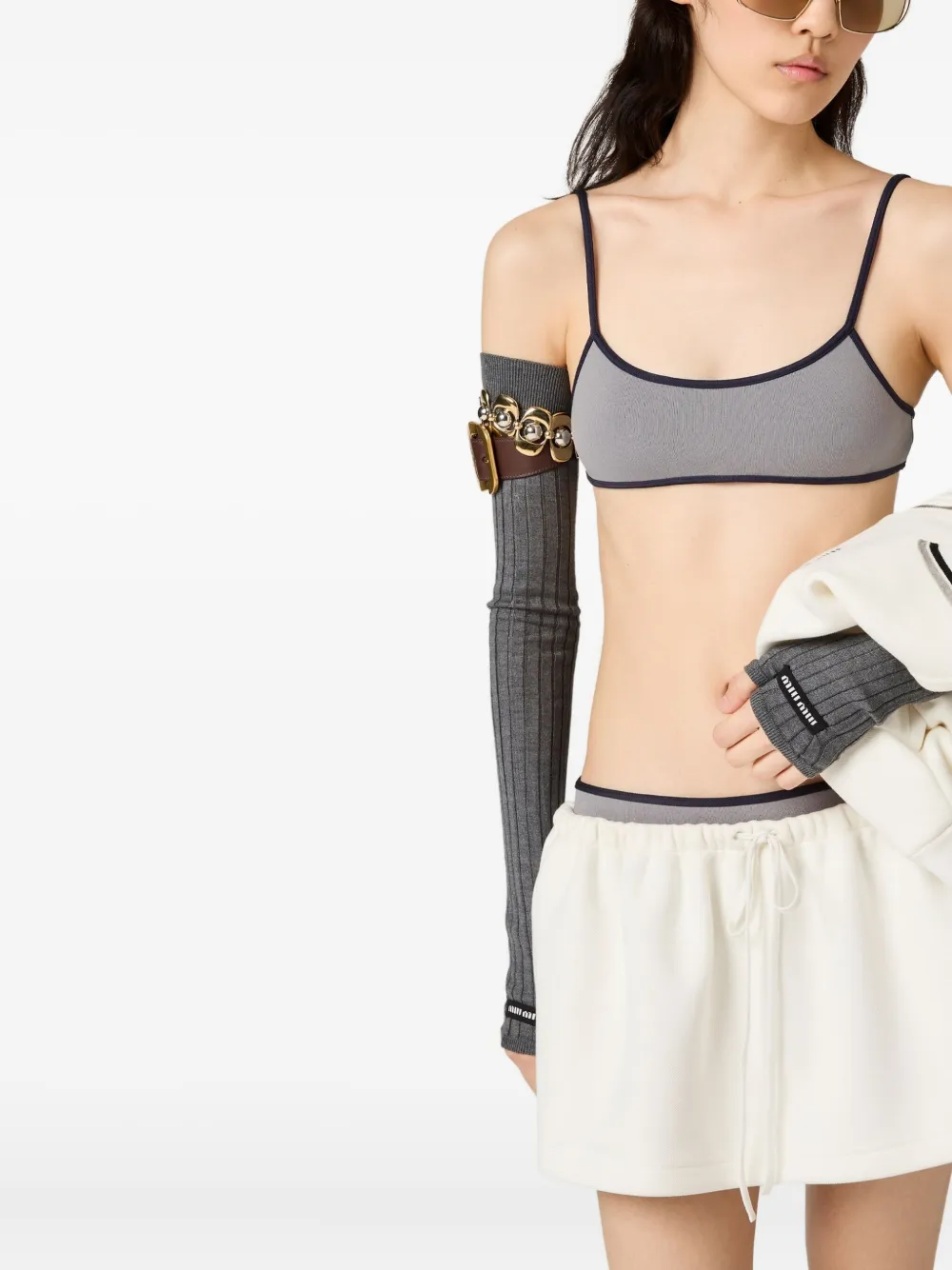 Miu Miu two-tone bikini top | Bikinis | Image 2