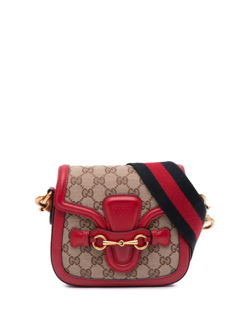 Gucci Pre-Owned 2016-2024 Small GG Canvas Lady Web crossbody bag