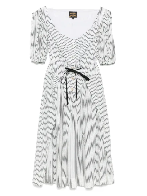 Vivienne Westwood Pre-Owned 2000s striped midi dress