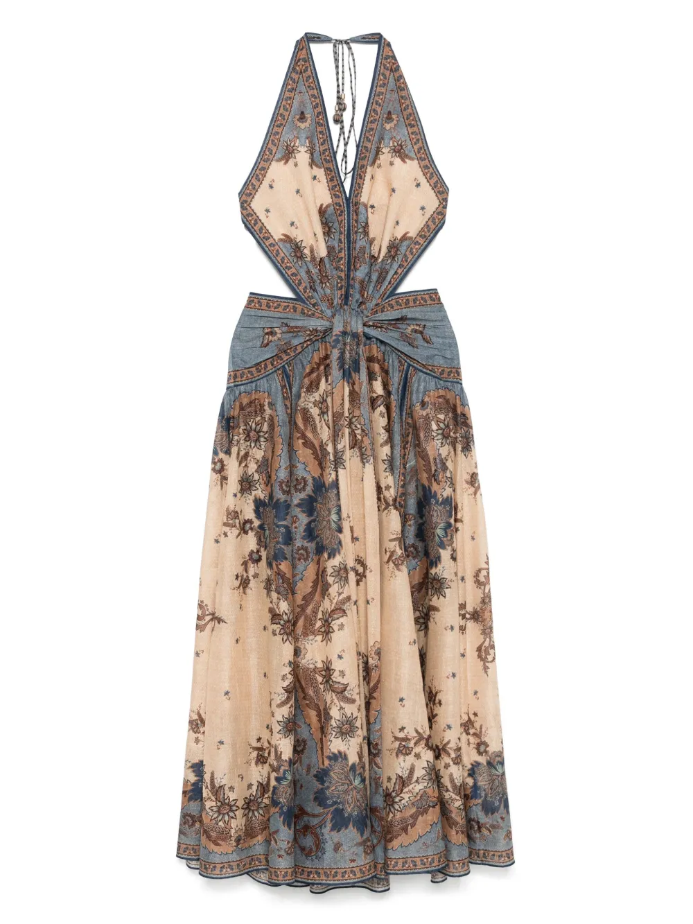 ZIMMERMANN Katoenen jurk Blauw